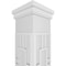 Ekena Millwork Craftsman Classic Square Non-Tapered Hastings Fretwork Column w/ Prairie Capital & Prairie Base CC0809ENHASPRPR - alternate 5